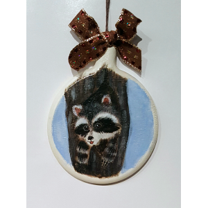 Raccoon Ornament-SOLD